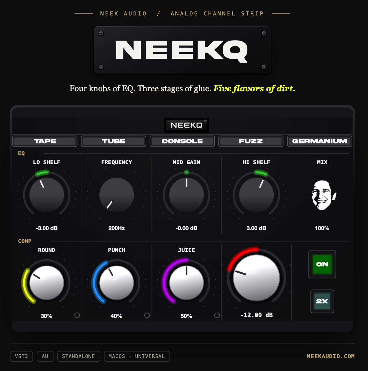 NeekQ (FREE) - A vocal plug-in to make your mic sound better. MAC ONLY
